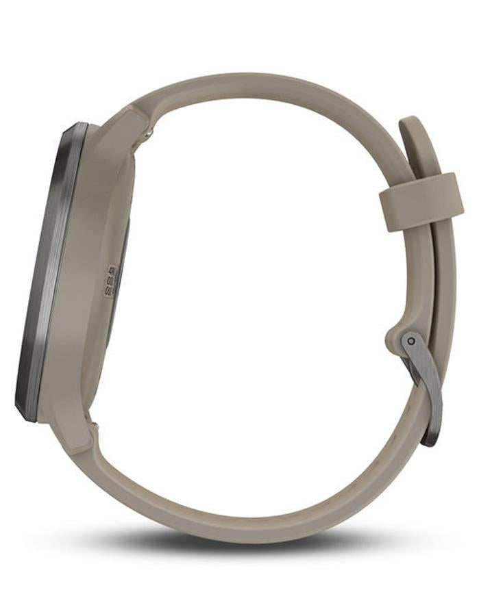 Garmin Vivomove HR Hybrid Smartwatch - Slate Gray - Sandstone Strap - Bluetooth - 010-01850-13B