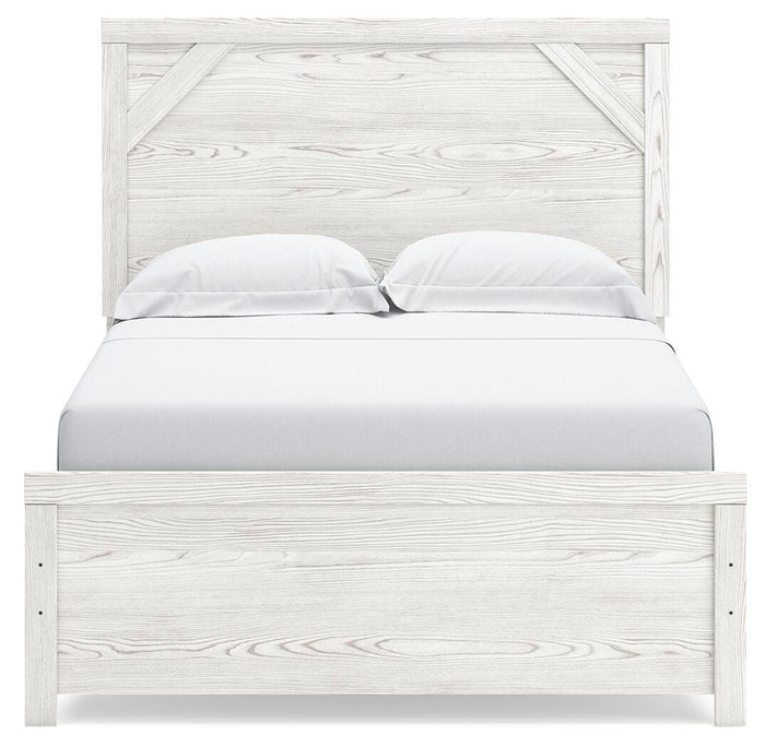 Gerridan White/Gray Gerridan Full Panel Bed - Brand New
