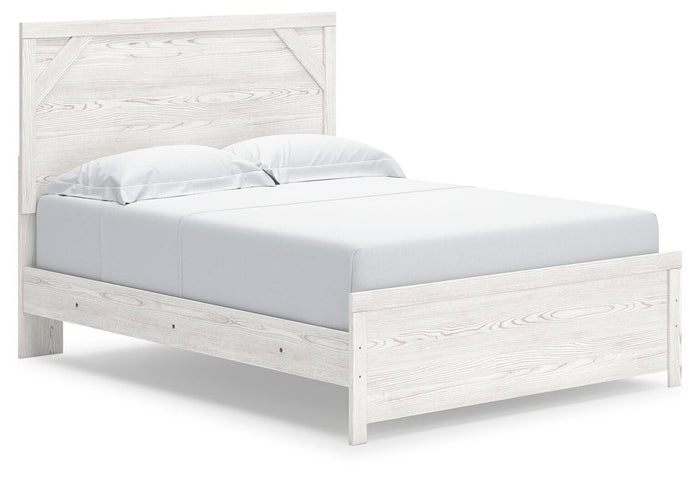 Gerridan White/Gray Gerridan Queen Panel Bed - Brand New