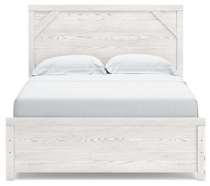 Gerridan White/Gray Gerridan Queen Panel Bed - Brand New