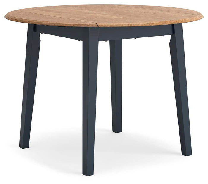 Gesthaven Natural/Blue Barstool (Priced Per Item, Must Order 2, 4, 6, or 8) - Brand New