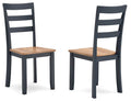 Gesthaven Natural/Blue Gesthaven Dining Chair - Brand New