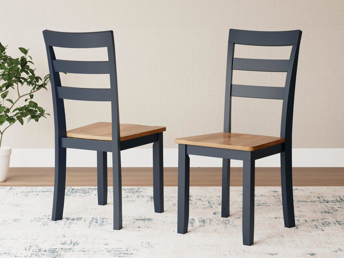 Gesthaven Natural/Blue Gesthaven Dining Chair - Brand New