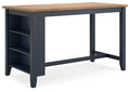 Gesthaven Natural/Blue RECT Dining Room Counter Table - Brand New