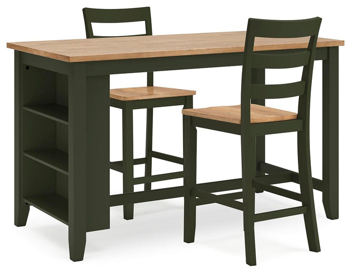 Gesthaven Natural/Green Gesthaven Counter Height Barstool - Brand New