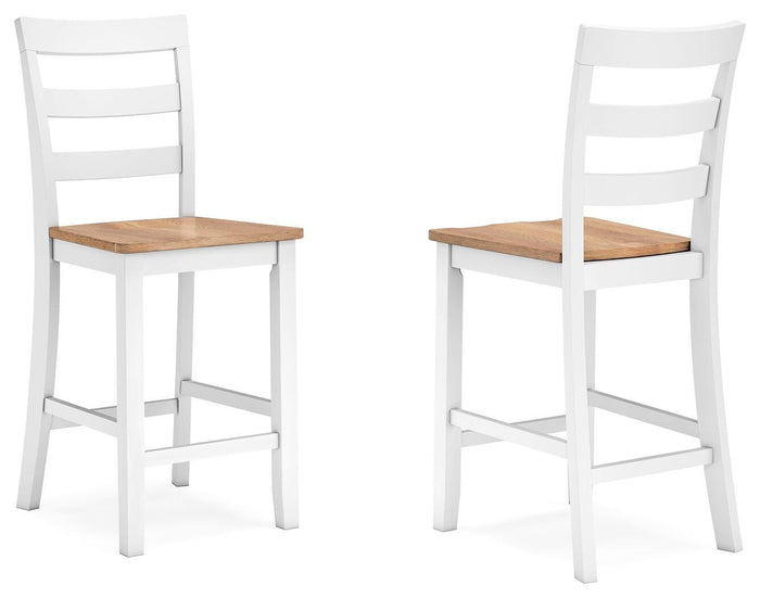 Gesthaven Natural/White Gesthaven Counter Height Barstool - Brand New