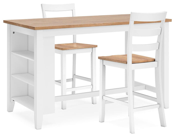 Gesthaven Natural/White Gesthaven Counter Height Barstool - Brand New