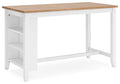 Gesthaven Natural/White Gesthaven Counter Height Dining Table - Brand New