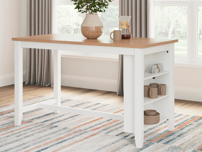 Gesthaven Natural/White Gesthaven Counter Height Dining Table - Brand New