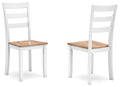 Gesthaven Natural/White Gesthaven Dining Chair - Brand New