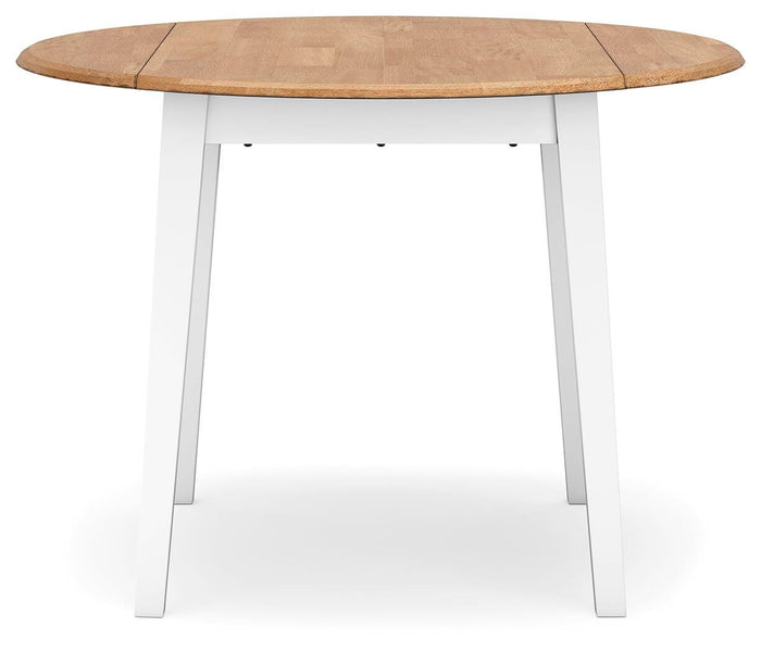 Gesthaven Natural/White Gesthaven Dining Drop Leaf Table - Brand New