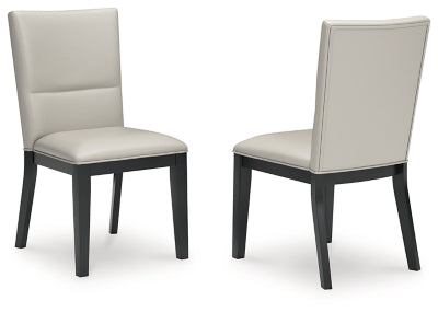 Glinari Taupe/Black Dining Collection