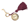 Golden Key with Tassel and Medallion