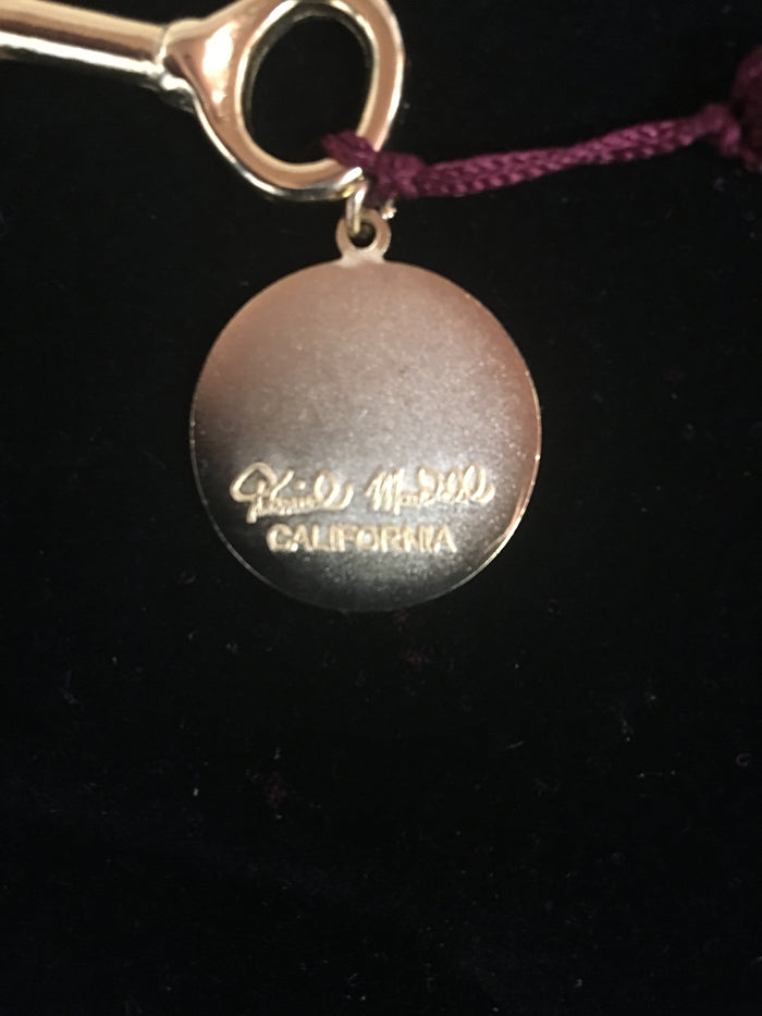Golden Key with Tassel and Medallion
