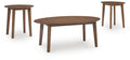 Gordonay Brown Occasional Table Set (3/CN) - Brand New