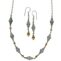 Owen Glass Collection Grace 6 jewelry set featuring matching earrings and necklace with elegant design.