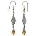 Owen Glass Collection Grace 6 earrings featuring elegant, silver-toned jewelry with intricate design details.