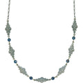 Owen Glass Collection Grace 9 Necklace featuring a delicate chain with a minimalist pendant design.