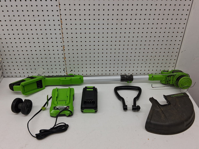 Greenworks 40V 13 in Cordless String Trimmer, Tool Only - Used, In Good Condition