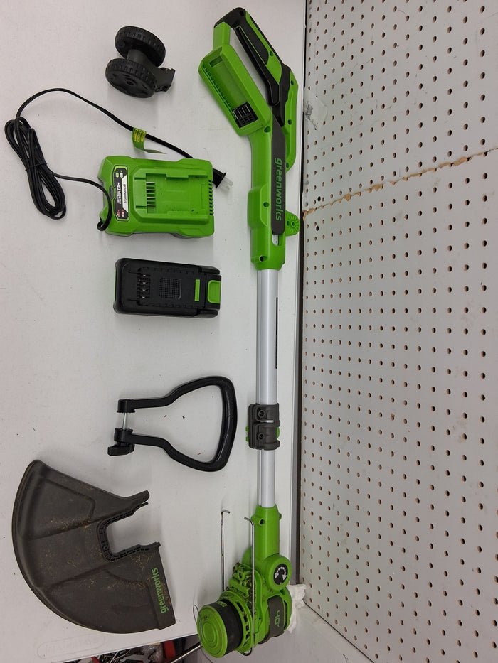 Greenworks 40V 13 in Cordless String Trimmer, Tool Only - Used, In Good Condition