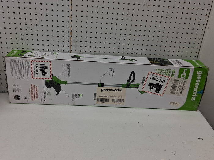 Greenworks 40V 13 in Cordless String Trimmer, Tool Only - Used, In Good Condition