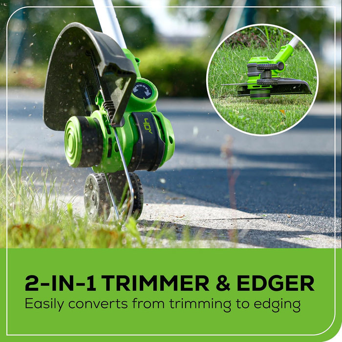Greenworks 40V 13 in Cordless String Trimmer, Tool Only - Used, In Good Condition