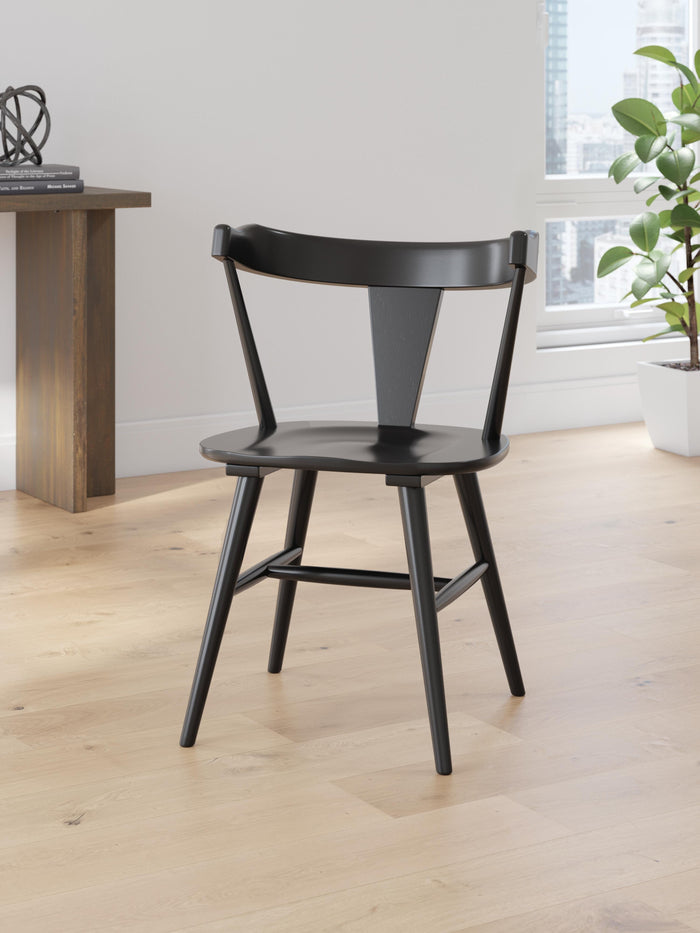 Gretlynn Black Dining Room Side Chair (Priced Per Item, Must Order 2, 4, 6, or 8) - Brand New