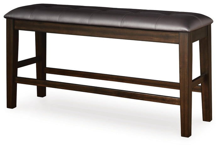Haddigan Dark Brown DBL Counter UPH Bench (1/CN) - Brand New