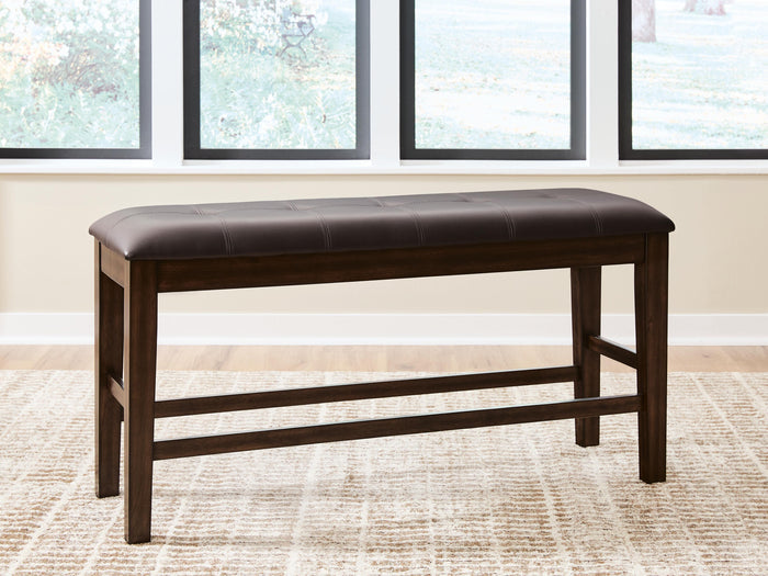 Haddigan Dark Brown DBL Counter UPH Bench (1/CN) - Brand New