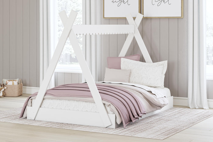 Hallityn White Full Tent Complete Bed in Box - Brand New