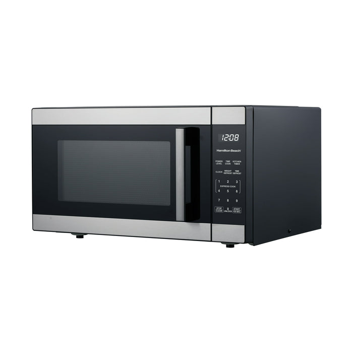 Hamilton Beach 1.6 Cu ft Sensor Cook Countertop Microwave Oven in Stainless Steel, New - Brand New