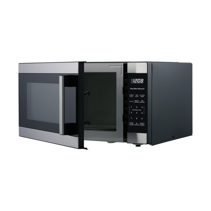 Hamilton Beach 1.6 Cu ft Sensor Cook Countertop Microwave Oven in Stainless Steel, New - Brand New