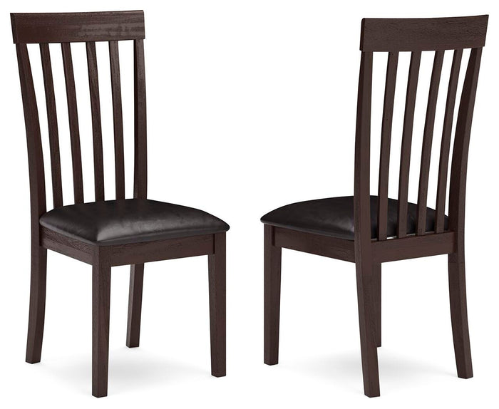 Hammis Dark Brown Dining UPH Side Chair (Priced Per Item, Must Order 2, 4, 6, or 8) - Brand New