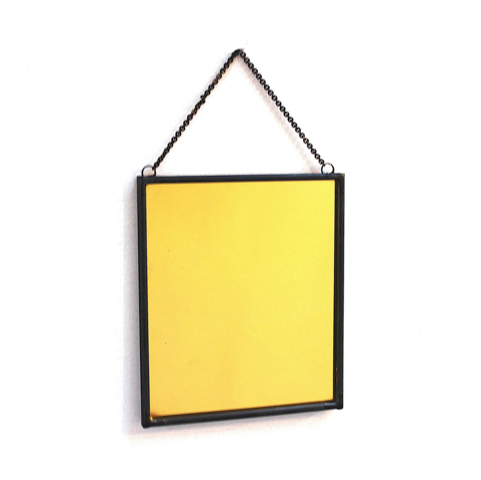hand-gilded mirror C: 23 karat gold
