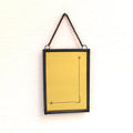 hand-gilded mirror D: gold with art deco etching