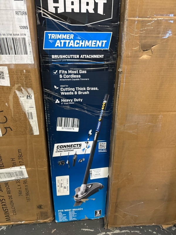 HART Brush Cutter Attachment for Thick Brush, String Trimmer Attachment - Brand New - Open Box