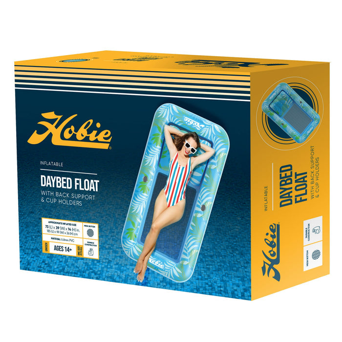 Hobie Inflatable Day Bed Float with Backrest, Ages 8 & up, Unisex - Brand New