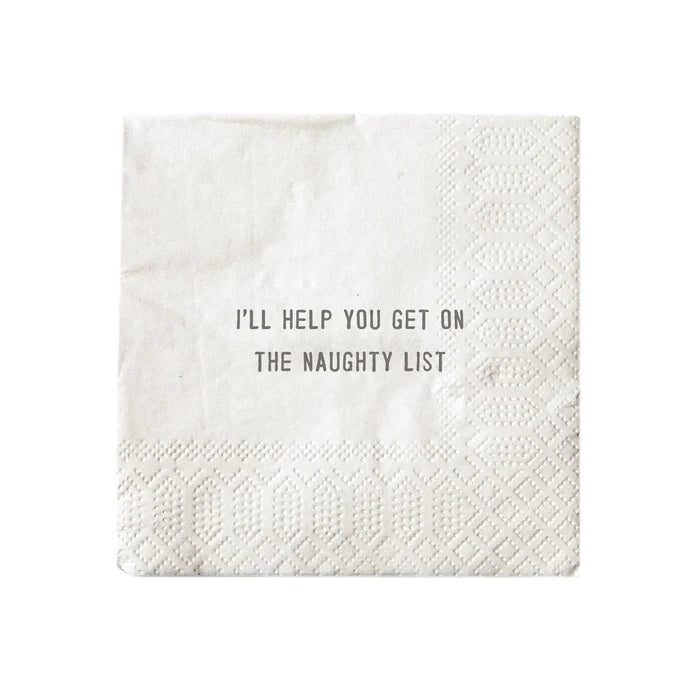 HOLIDAY COCKTAIL NAPKINS