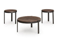 Horizon Hills Brown/Black Occasional Table Set (3/CN) - Brand New