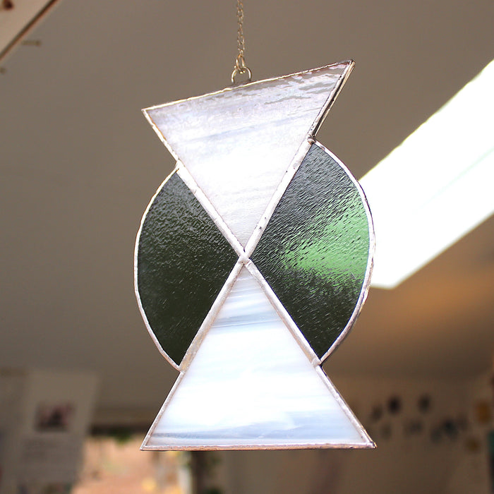 hourglass suncatcher