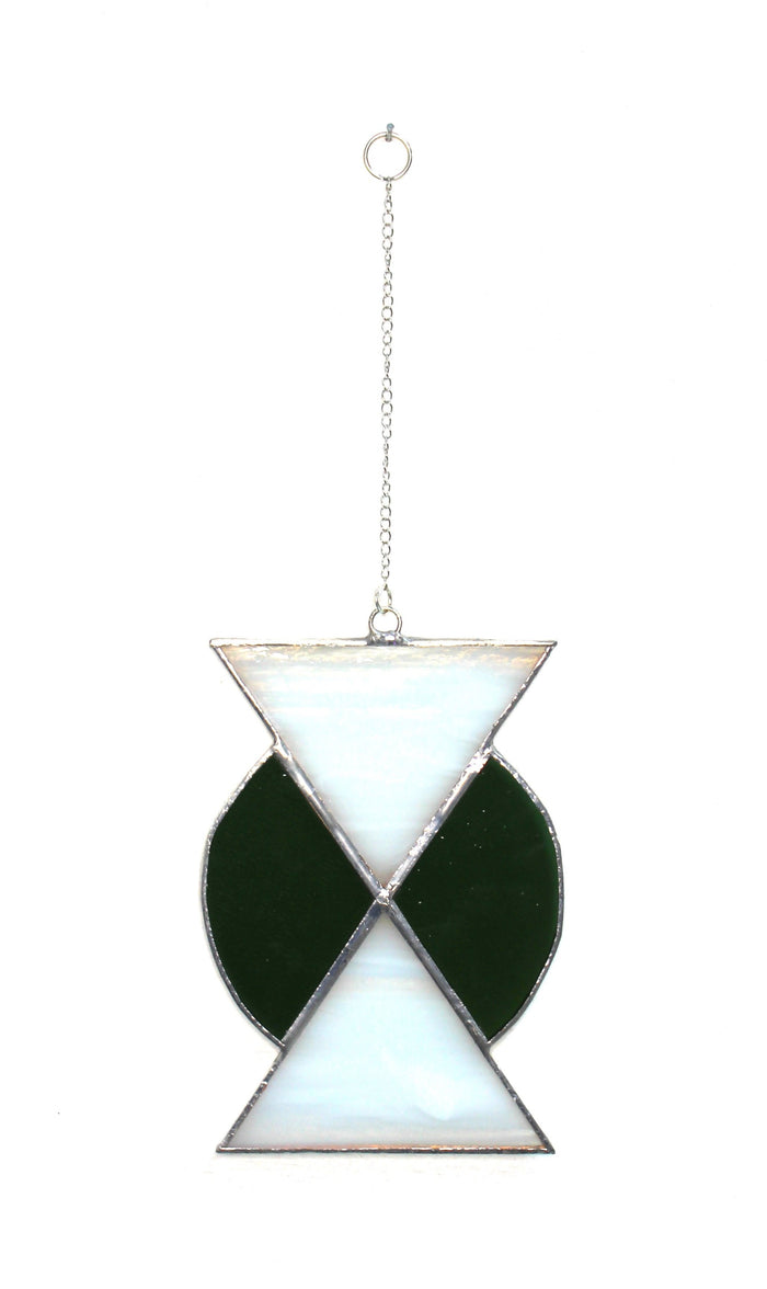 hourglass suncatcher
