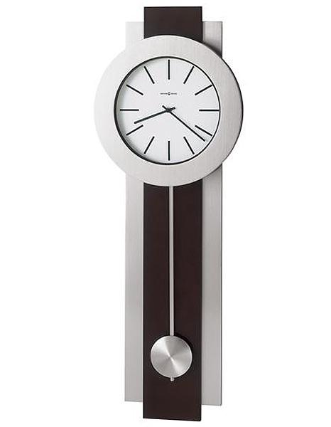 Howard Miller Bergen Pendulum Wall Clock - Merlot Cherry Finish - Nickel Accents - 625-279_781b9f25-d4ca-4e02-b9b5-67b04861b980