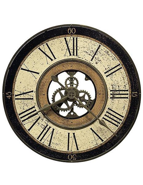 Howard Miller Brass Works Wall Clock - 32 Inch Diameter - Brass-Finished Gears - 625-542_7aec2021-72ba-4ef1-a4d9-674ae9c62b84