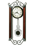 Howard Miller Carmen Pendulum Wall Clock - Wrought Iron - Decorative - 625-326