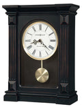 Howard Miller Mia Chiming Pendulum Mantel Clock - Worn Black Finish - White Dial - 635-187_168cb01b-6138-474c-8cb4-f6a1d70541ca