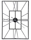 Howard Miller Park Slope Oversized Wall Clock - Rectangular Wrought Iron Frame - 625-593