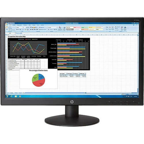 HP V241p 23.6" GRADE A Widescreen LED Backlit LCD Monitor Renewed