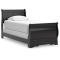 Huey Vineyard Black Huey Vineyard Twin Sleigh Bed - Brand New