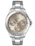 Hugo Boss Womens Premiere Watch - Stainless Steel - Gemstone Markers - Bracelet - BOSS-1502444