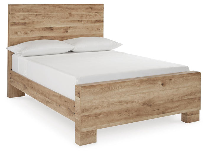 Hyanna Tan Brown Hyanna Full Panel Bed - Brand New